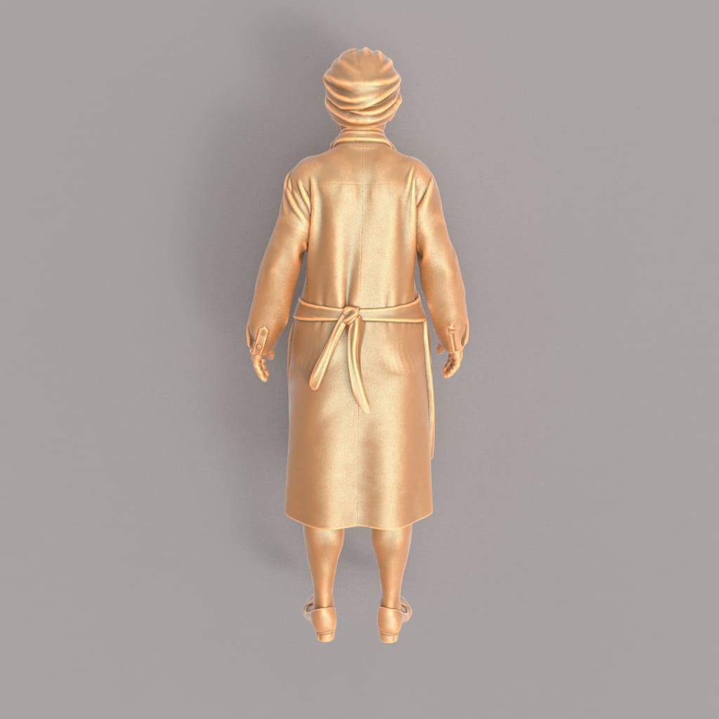 MM554 1940’s Style Housewife in Apron Figure