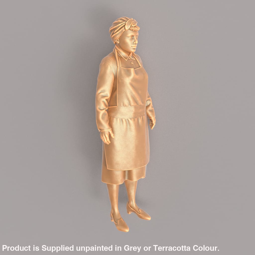 MM554 1940’s Style Housewife in Apron Figure