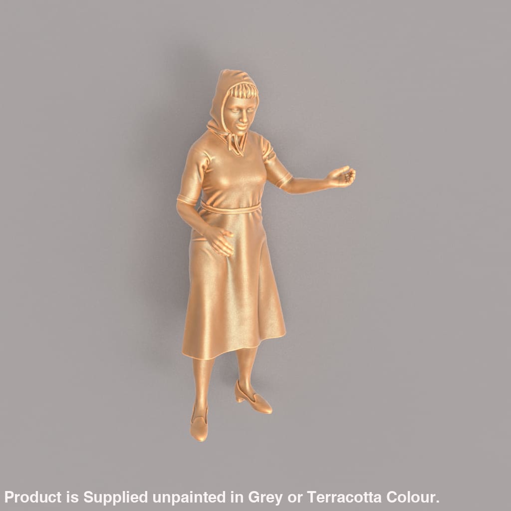 MM557 1940’s Style Lady with Scarf Figure