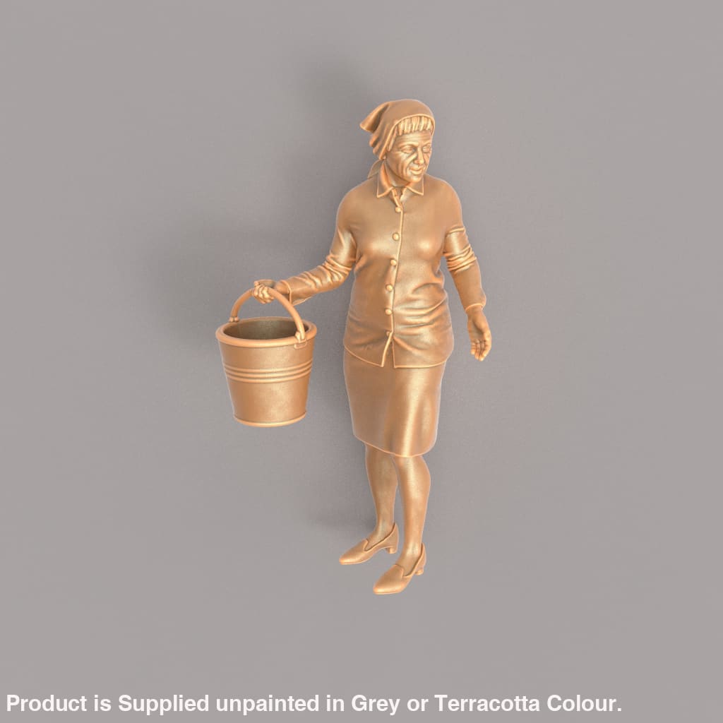 MM558 1940’s Style Lady with Bucket Figure
