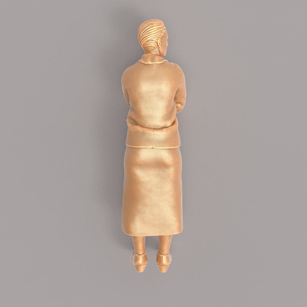 MM562 1940’s Style Female Standing Arms Folded Figure