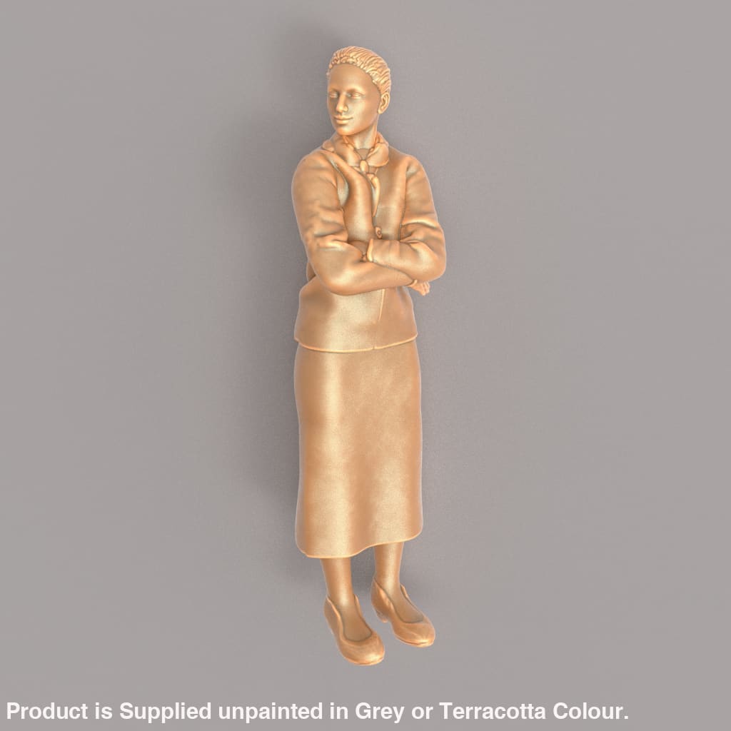 MM562 1940’s Style Female Standing Arms Folded Figure