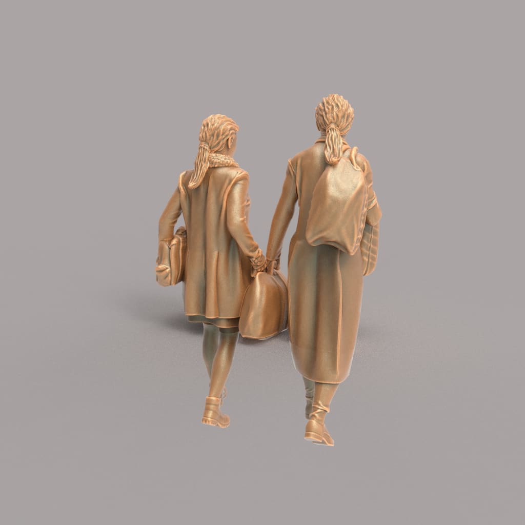 MM568 1940’s Style Mum and Daughter Figure