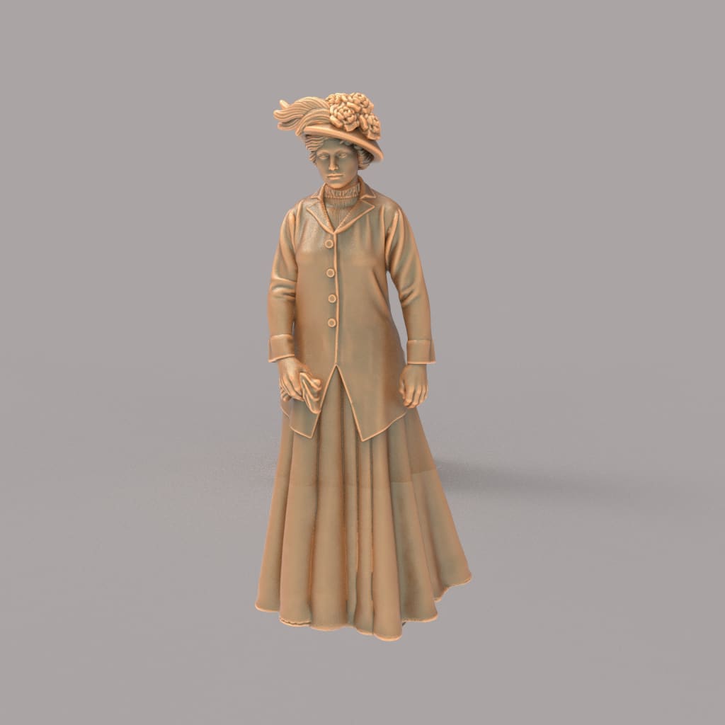 MM622A Edwardian/Victorian Female Figure Figure