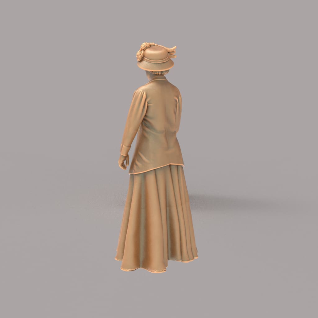 MM622A Edwardian/Victorian Female Figure Figure