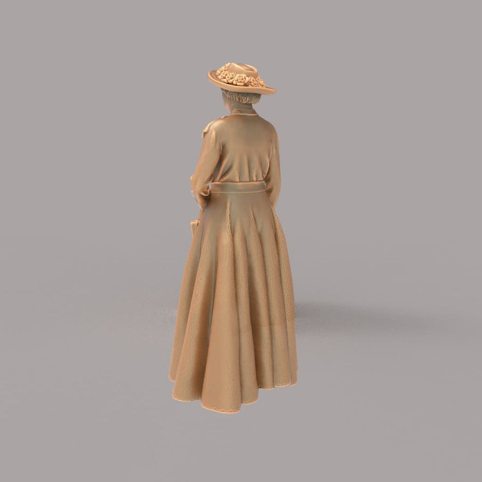 MM622C Edwardian/Victorian Female Figure – Scale Scenery And Figures