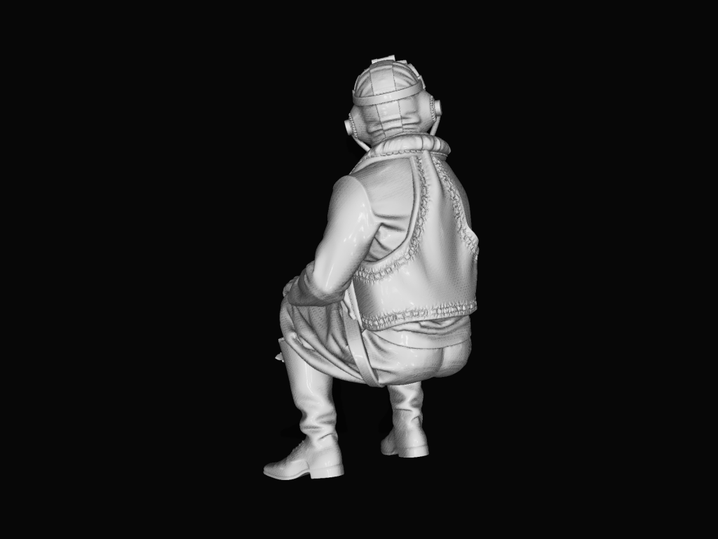 MM654 WW2 Pilot 4 Figure