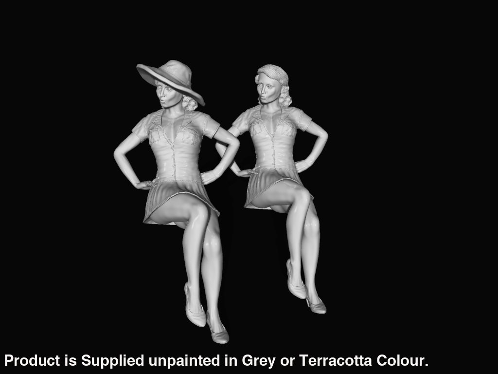 MM668 WW2 Female Pinup Girl Figure