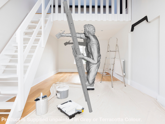 Mm719 Male Painting On Ladder A Figure