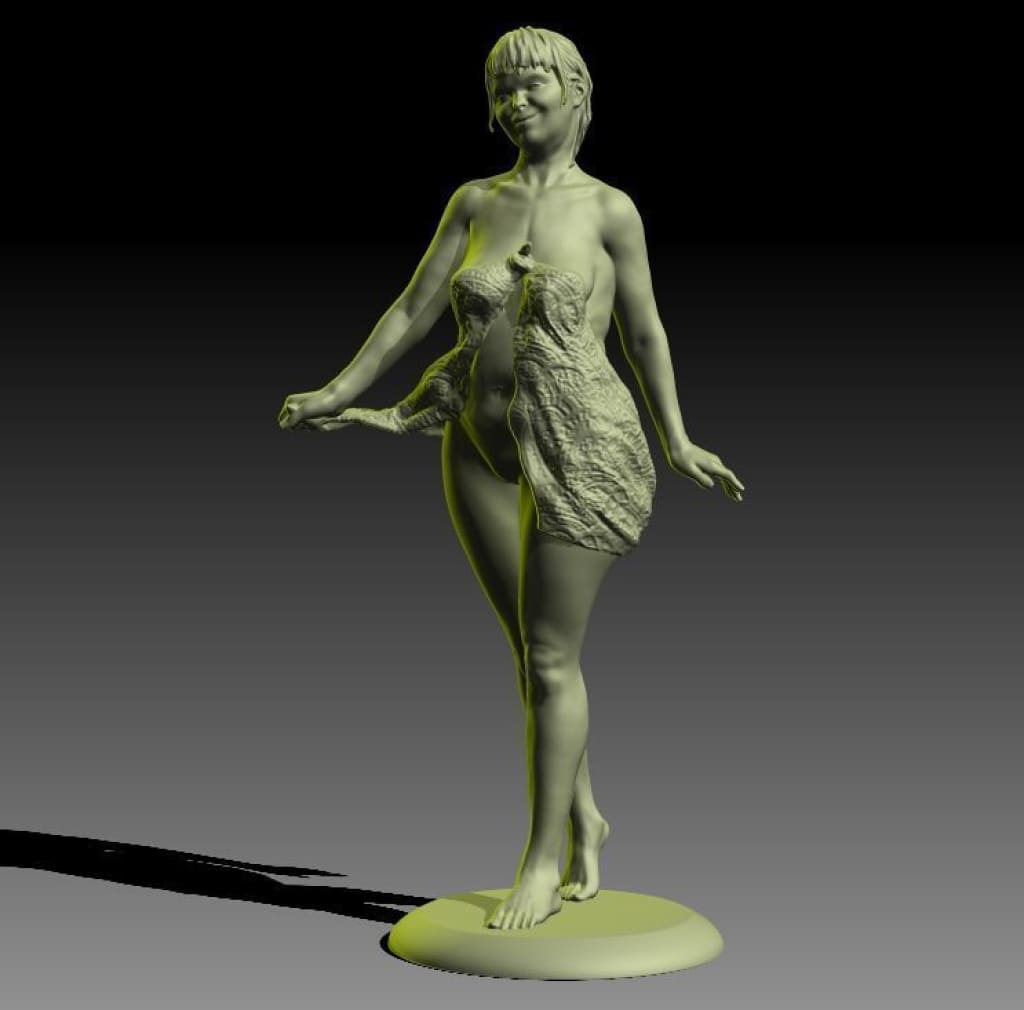 MM732 Baigneuse Nude female figurine Figure