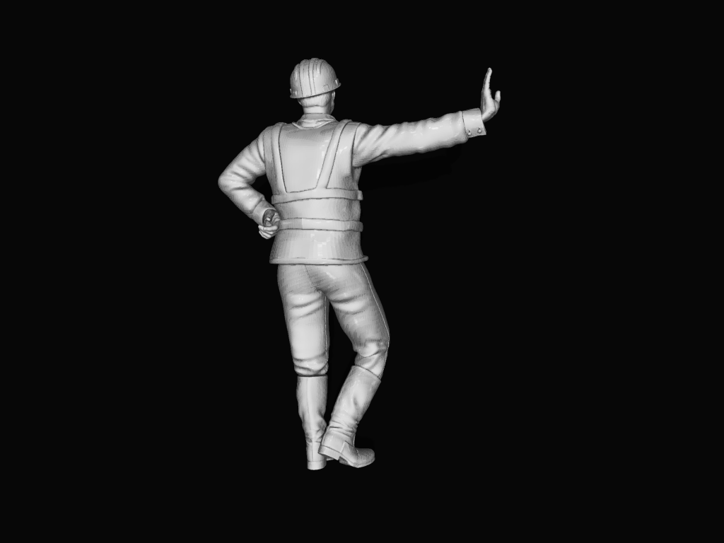 MM743 Builder Arm out Figure