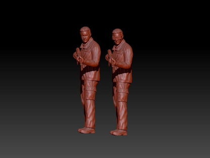 Mm827 Male With Pressure Washer Figure