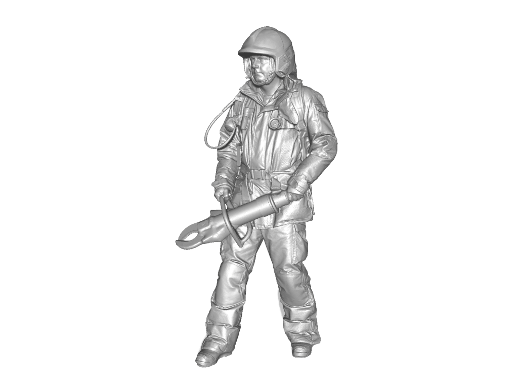 Mm854 Fireman Scan - Jaws Of Life Figure