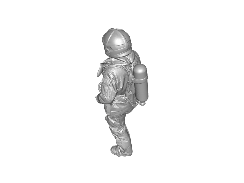 Mm854 Fireman Scan - Jaws Of Life Figure