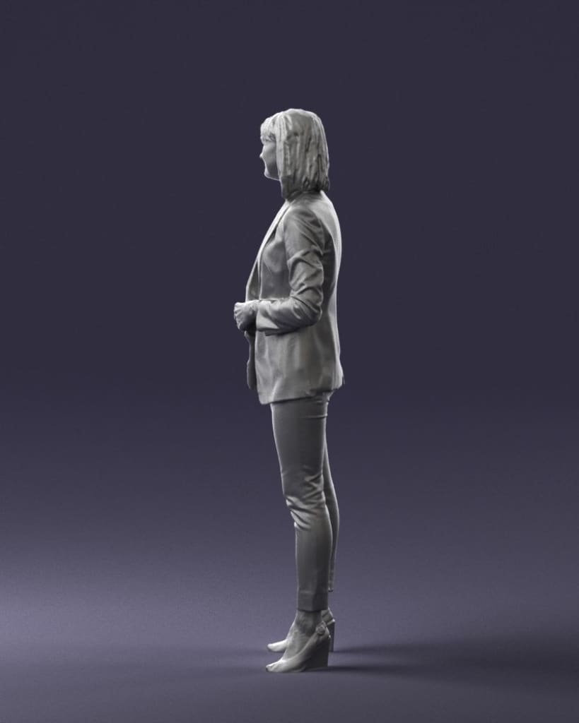 Mm860 Business Woman In Suit Figure