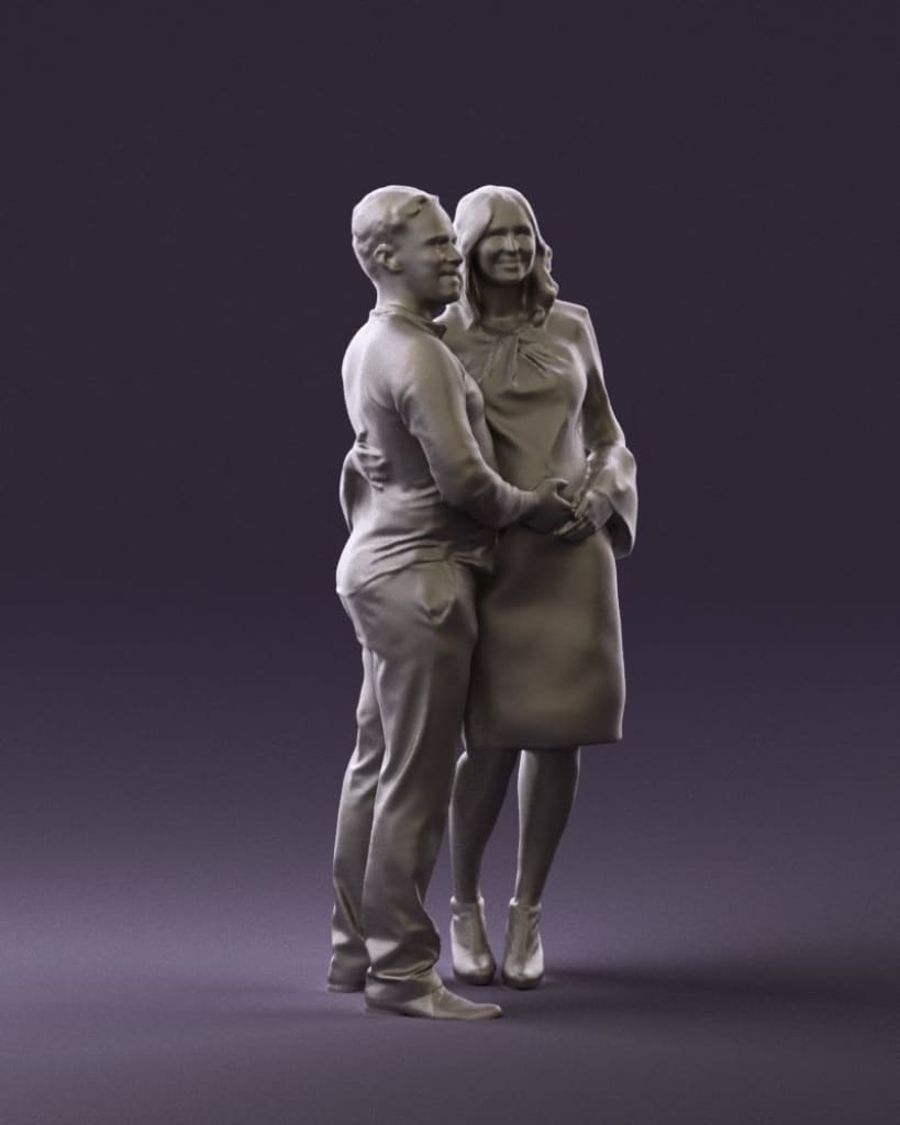 Mm864 Young Couple Figure