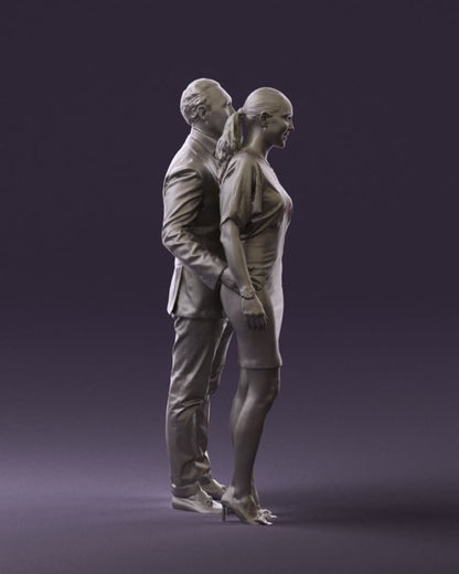 Mm865 Smart Male And Female Couple Figure