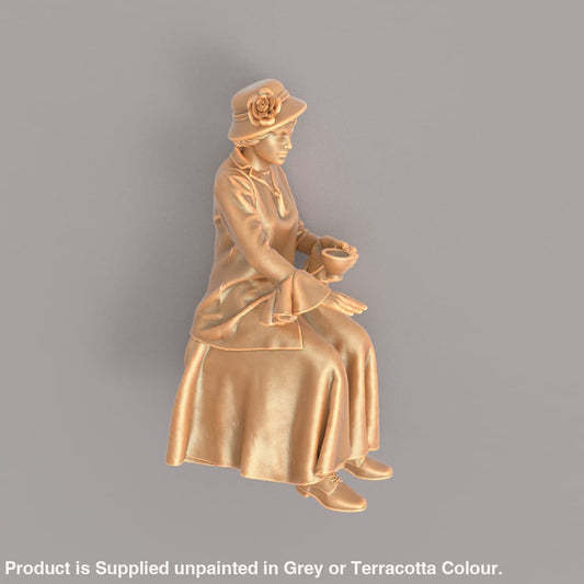 MM929C Edwardian/Victorian Female Sitting (Copy) Figure