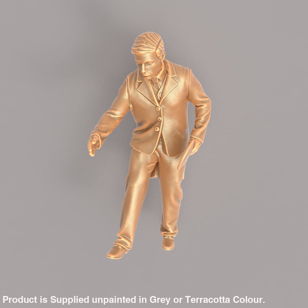 MM930A Edwardian/Victorian Male Waiter – Scale Scenery And Figures