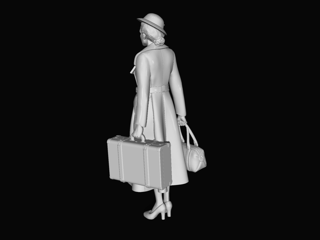MM981 Female 1940 Passenger Figure