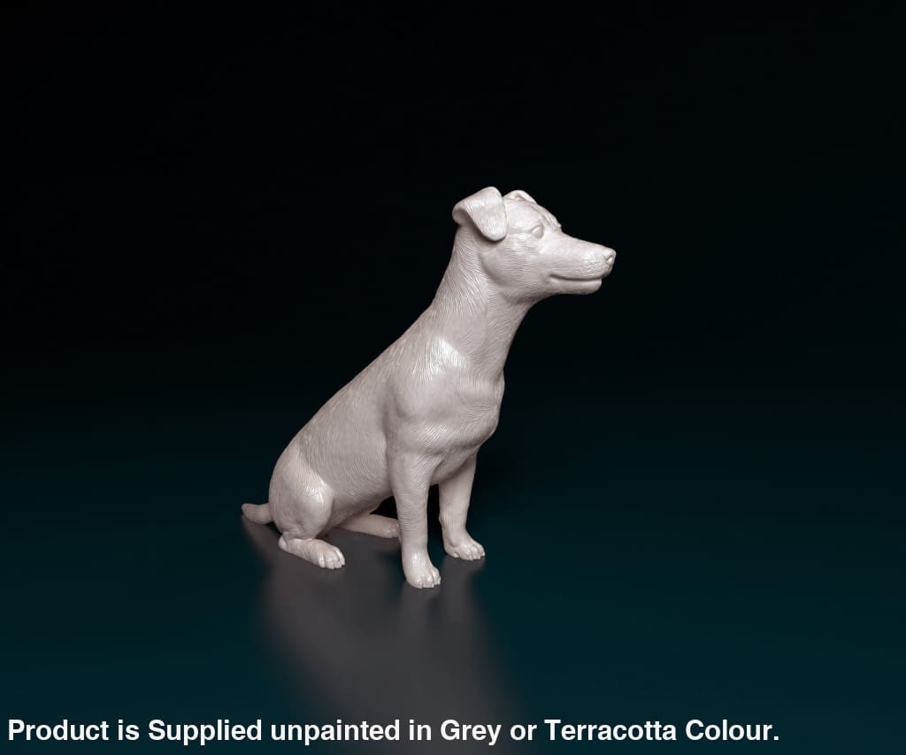 MMD048 Jack Russell terrier sitting 1:32 Animal