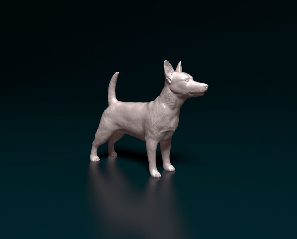 MMD049 Jack Russell terrier 1:32 Animal