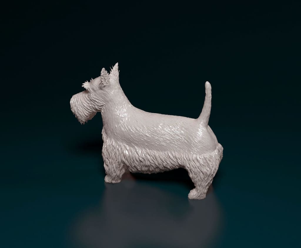 MMD054 Scottish terrier 1:32 Animal