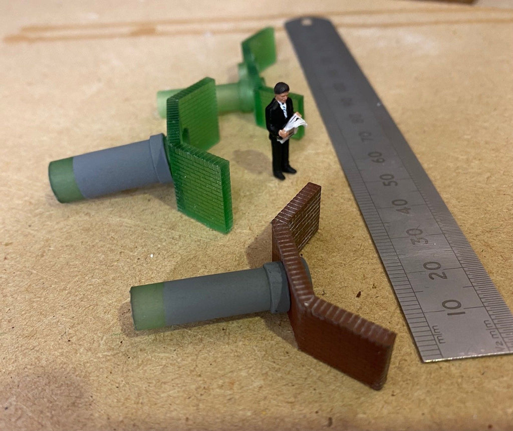 PJD105 Model Railway Brick Pipe Culverts