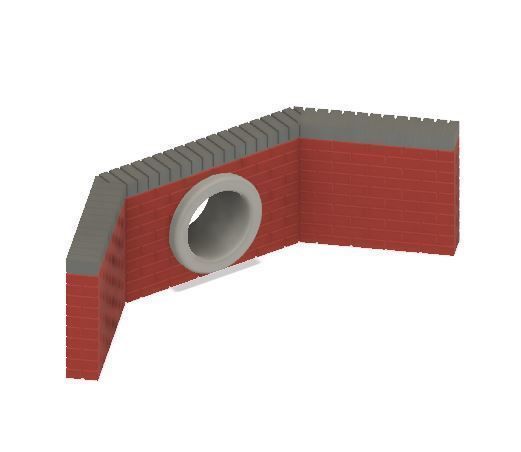 PJD105 Model Railway Brick Pipe Culverts