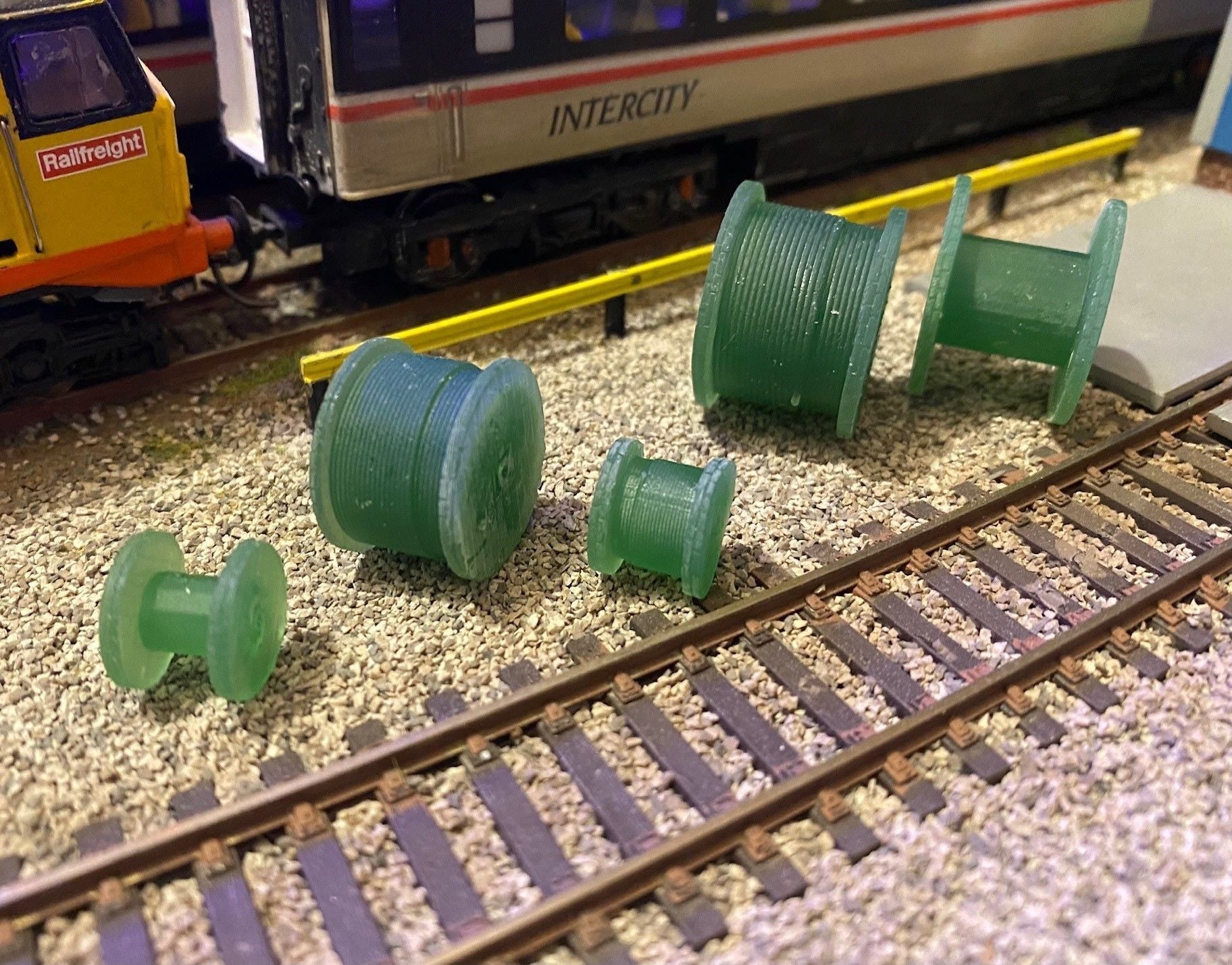 PJD066 Model Railway Cable drums