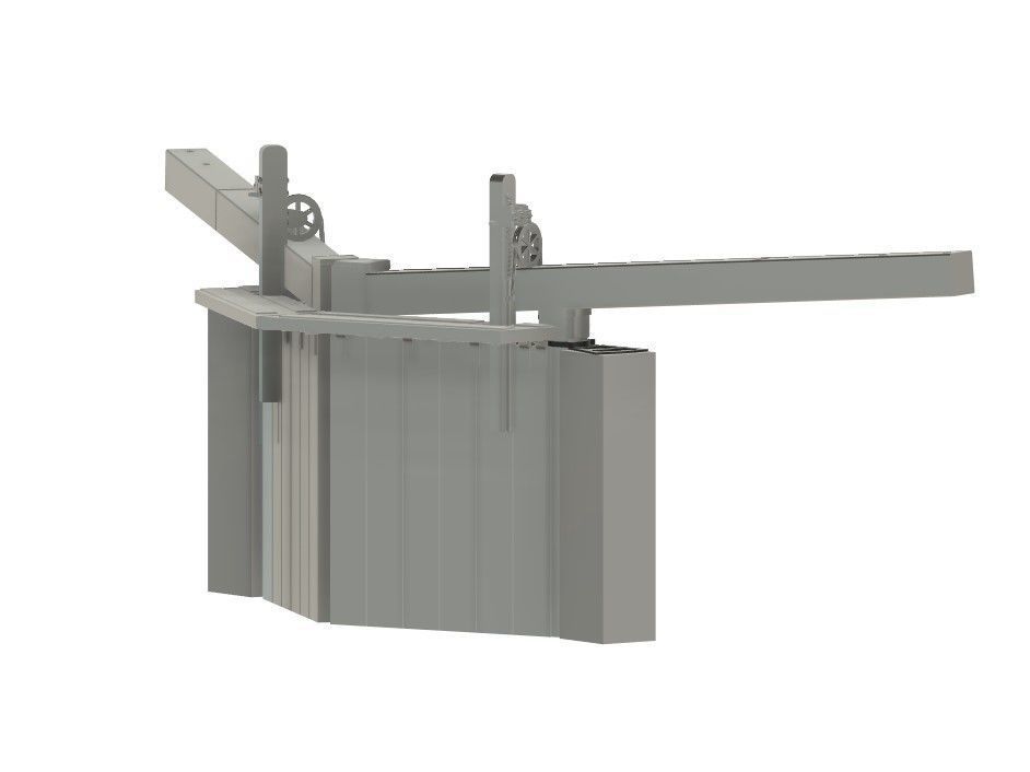 PJD031 Model Railway Canal lock gates