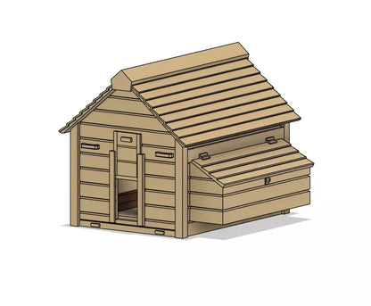 PJD094 Model Railway Chicken House