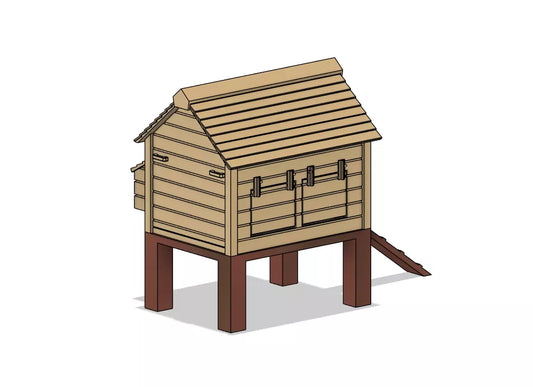 PJD094 Model Railway Chicken House