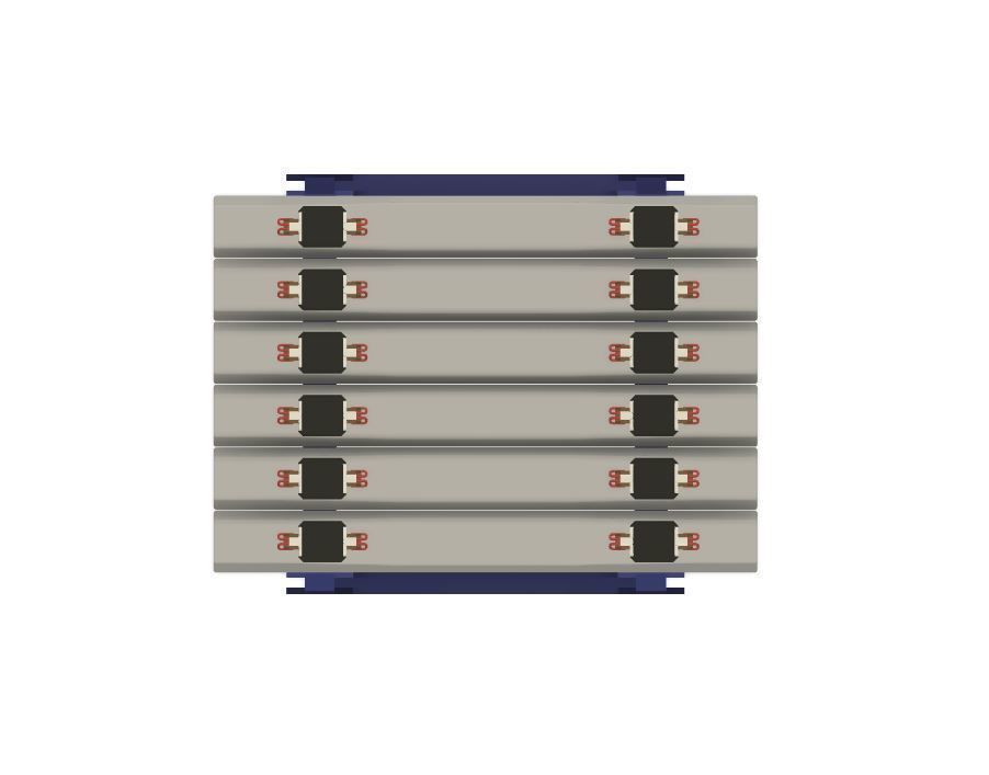 PJD046  Model Railway Concrete Sleepers in Frame