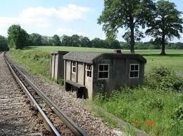 PJD017  Model Railway Lineside Concrete Huts