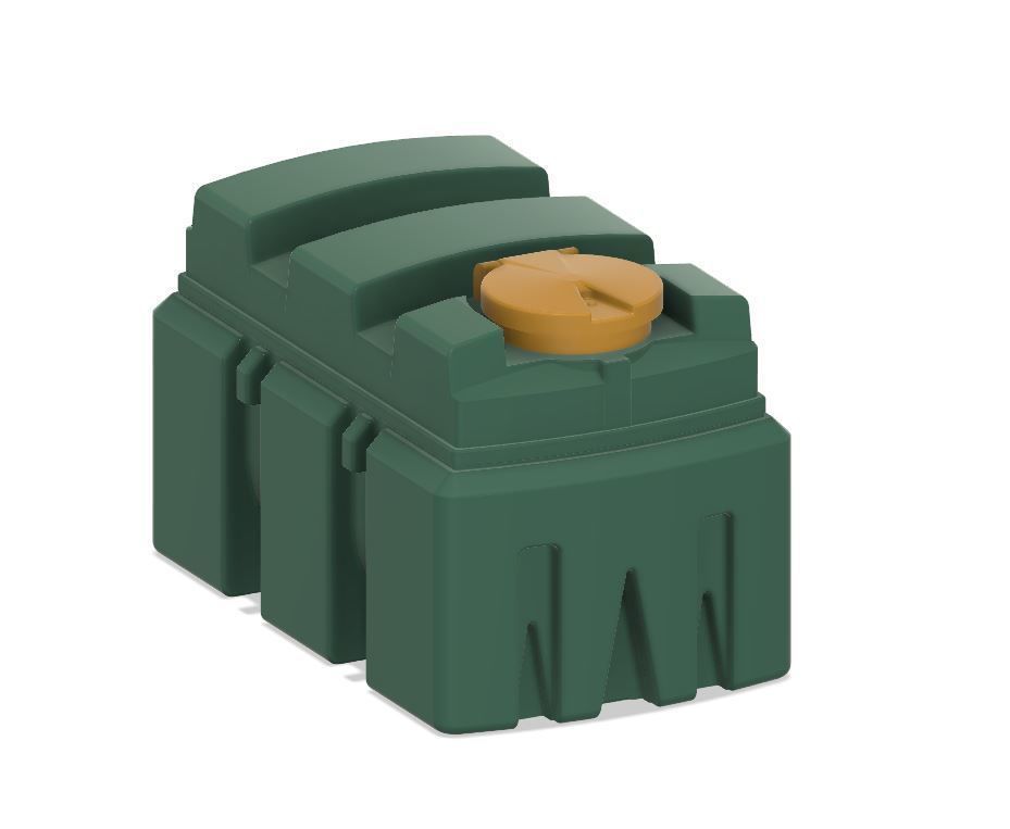 PJD093 Model Railway Plastic Oil Tank/Waste Oil Tank