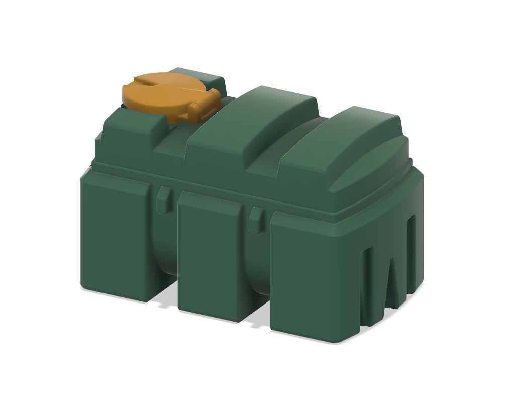 PJD093 Model Railway Plastic Oil Tank/Waste Oil Tank