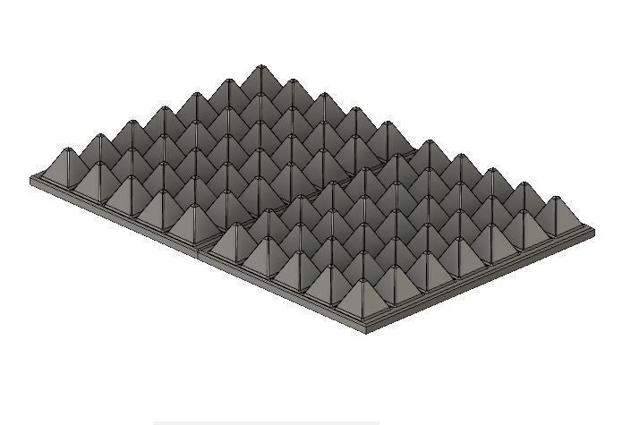 PJD009  Model Railway Platform Anti-Trespass Panel Rubber