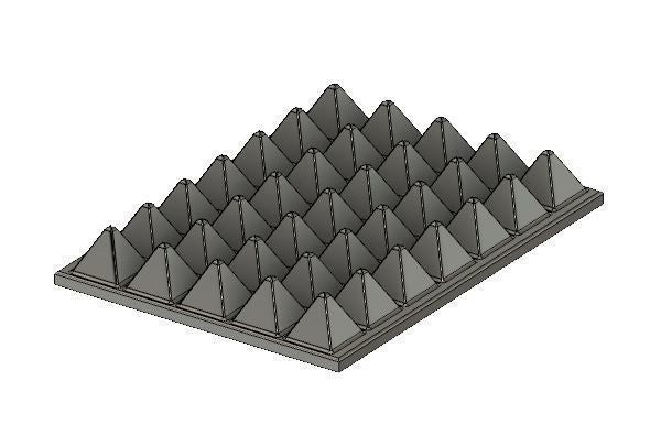 PJD009  Model Railway Platform Anti-Trespass Panel Rubber