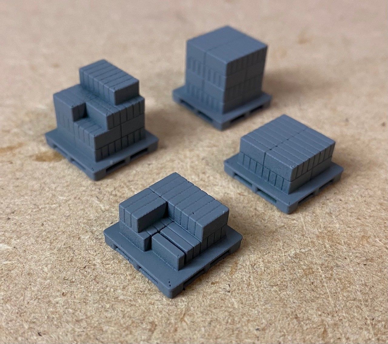 PJD090  Model Railway Breeze Block Stacks