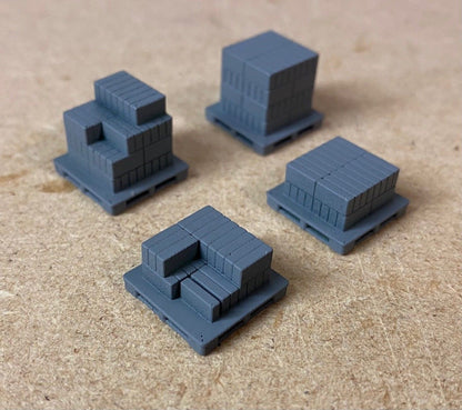 PJD090  Model Railway Breeze Block Stacks