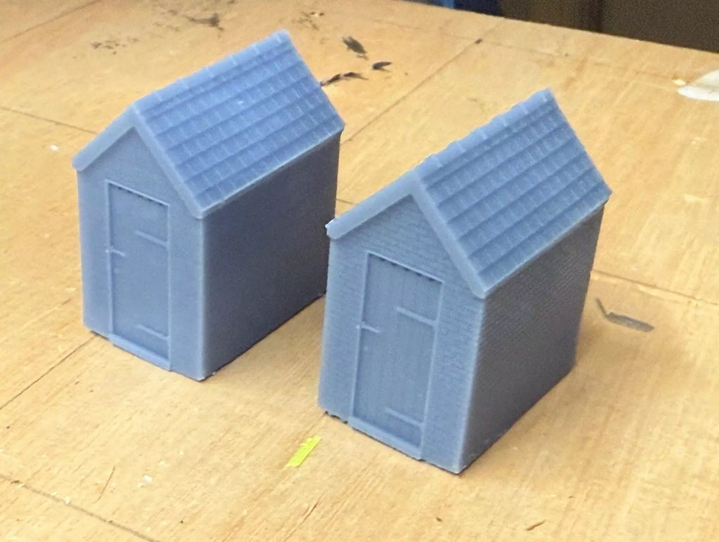 PJD096 Model Railway Small External Brick Building x 1