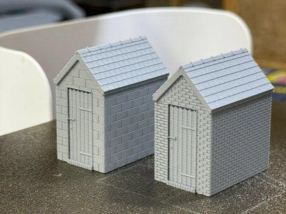 PJD096 Model Railway Small External Brick Building x 1