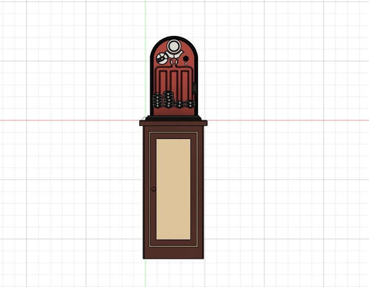 PJD006 Model Railway Token Machine on Cabinet x 2