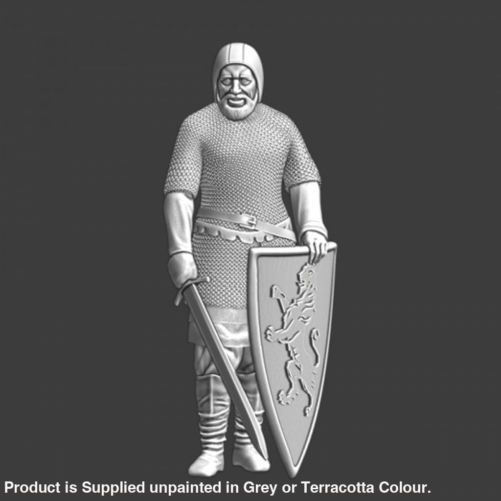 NCM001 Kievan Rus medieval soldier resting Medieval Figure