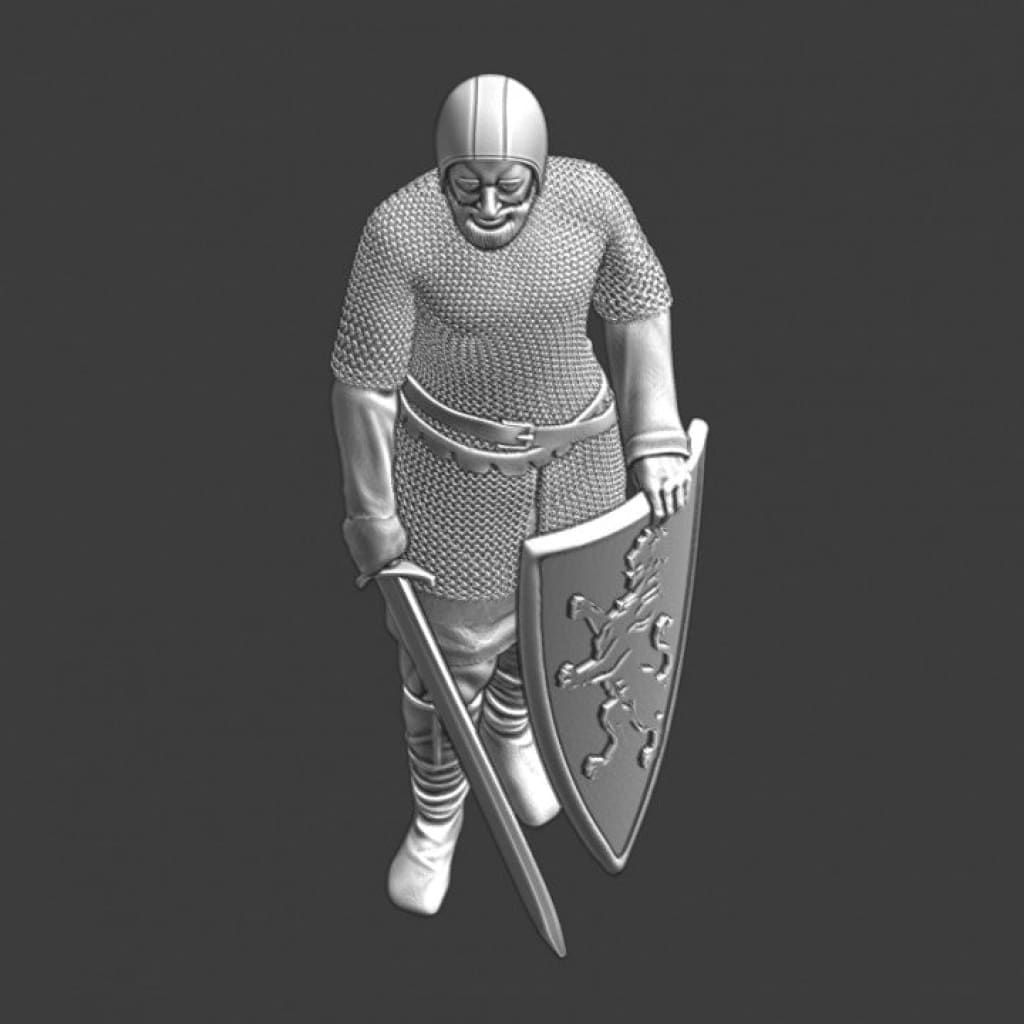 NCM001 Kievan Rus medieval soldier resting Medieval Figure