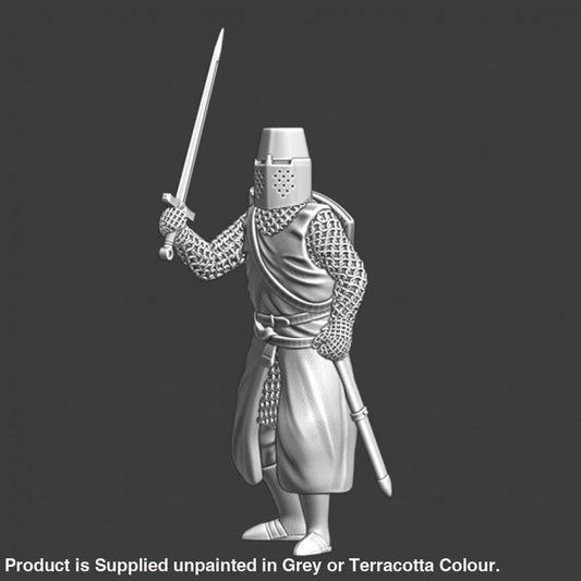 NCM008 Medieval Crusader Knight with sword Medieval Figure
