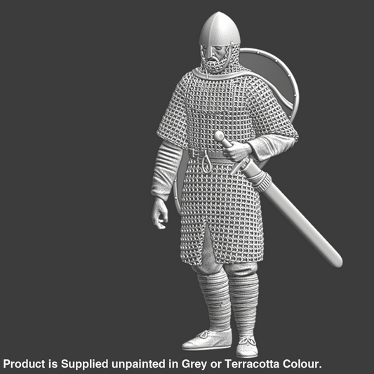 NCM011 Medieval Norman Crusader Knight - Resting Medieval Figure