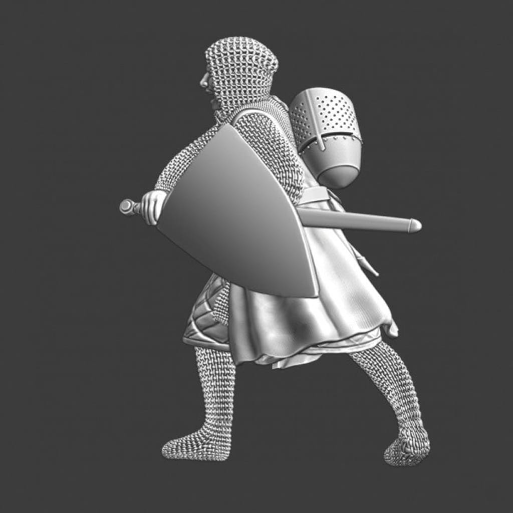 NCM021 Medieval Squire drawing his Sword Medieval Figure