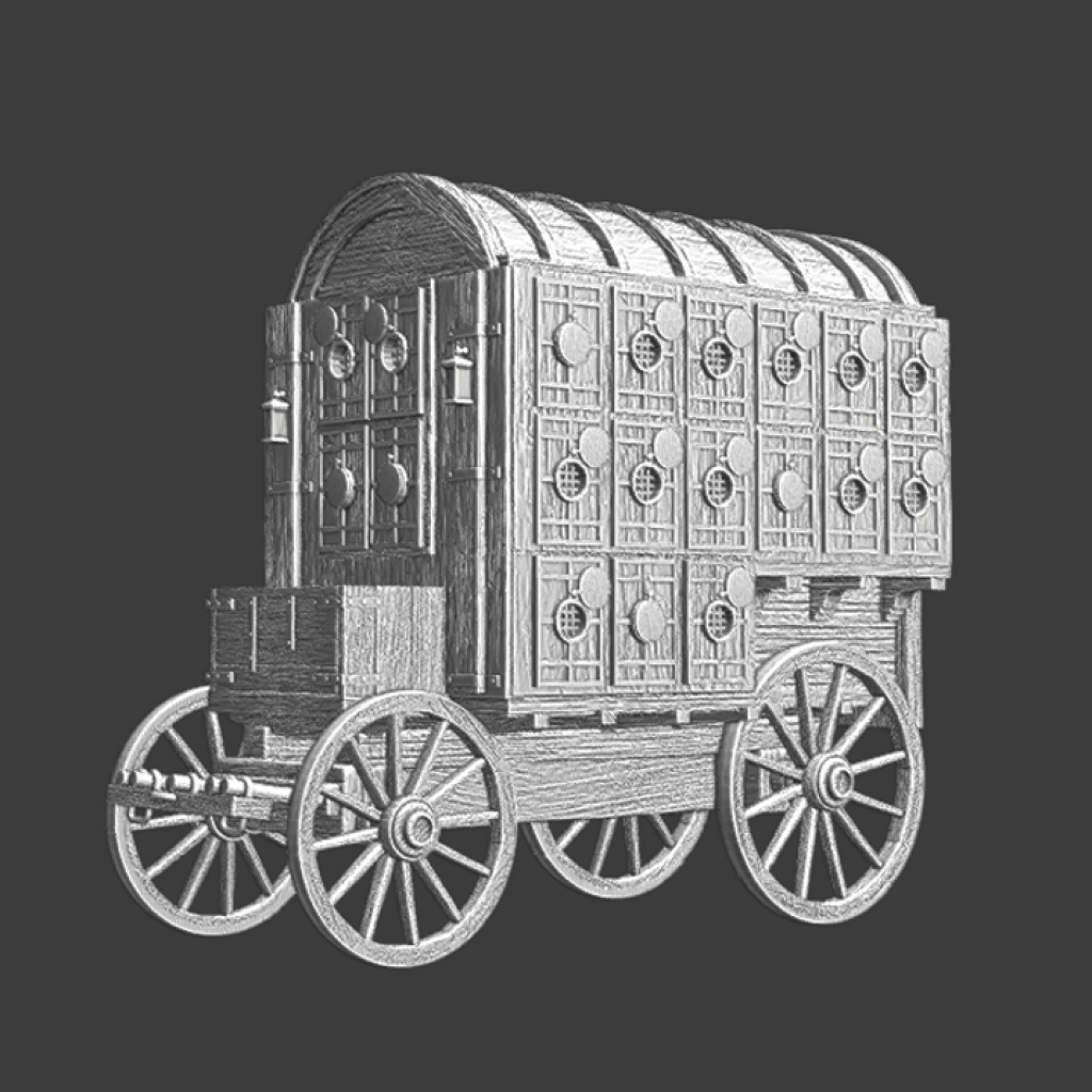 NCM024 Medieval Fortified Wagon Medieval